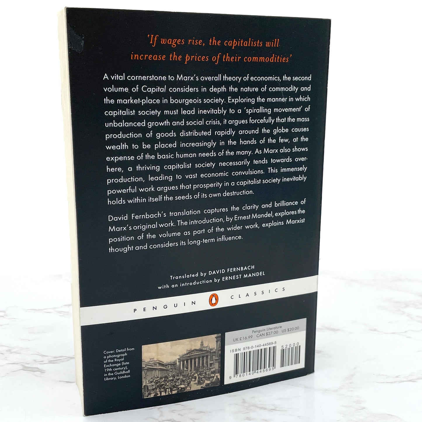 Capital: A Critique of Political Economy, Volume II by  Karl Marx [TRADE PAPERBACK] 1992 • Penguin Classics