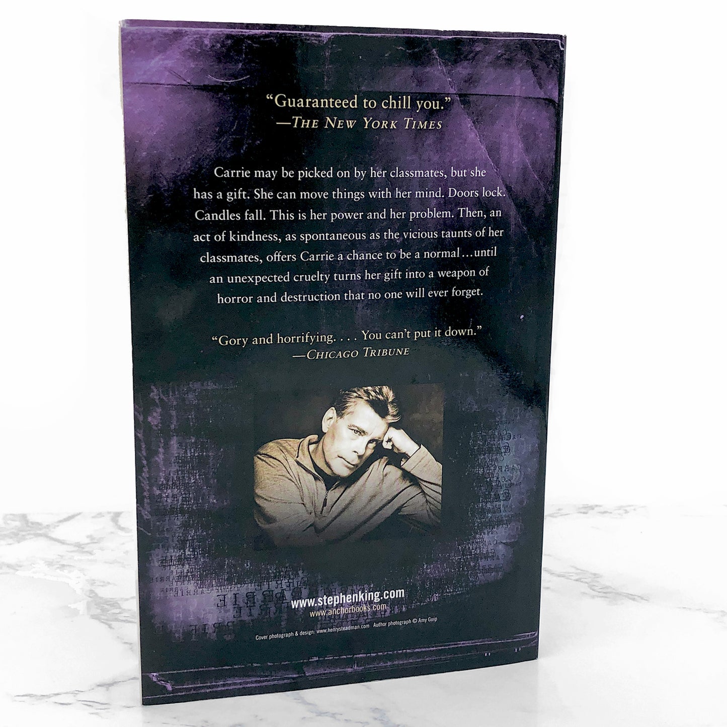 Carrie by Stephen King [TRADE PAPERBACK] 2013 • Anchor Books