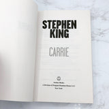 Carrie by Stephen King [TRADE PAPERBACK] 2013 • Anchor Books