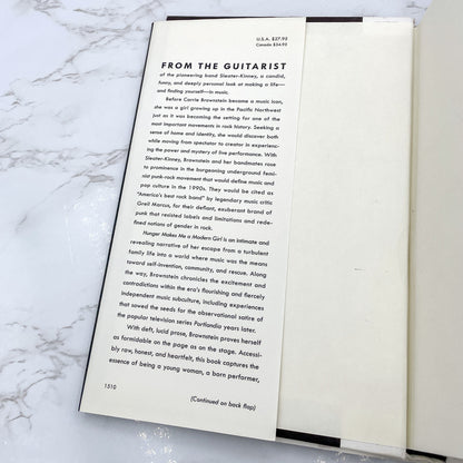 Hunger Makes Me A Modern Girl by Carrie Brownstein SIGNED! [FIRST EDITION • FIRST PRINTING] 2015 • Riverhead Books *See Condition