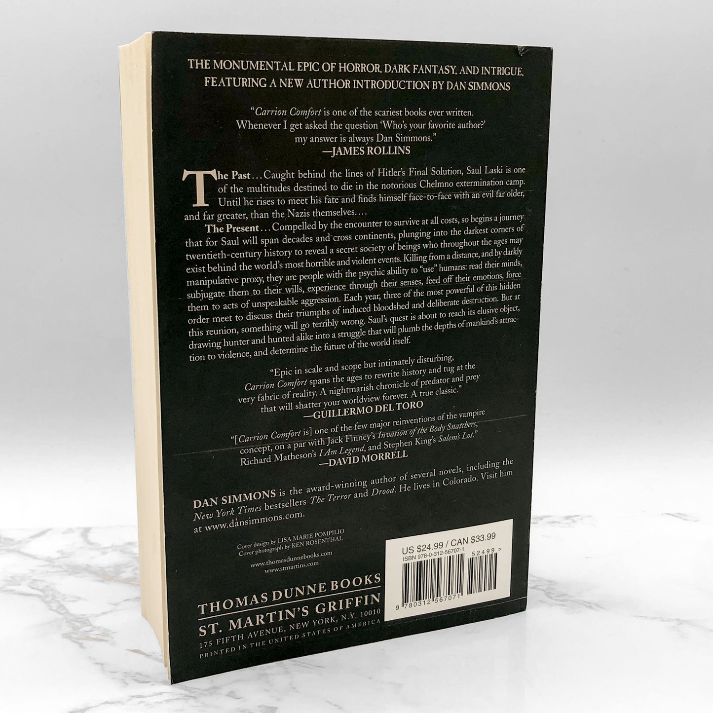 Carrion Comfort by Dan Simmons [DELUXE TRADE PAPERBACK] 2009 • Thomas Dunne