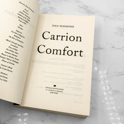 Carrion Comfort by Dan Simmons [DELUXE TRADE PAPERBACK] 2009 • Thomas Dunne