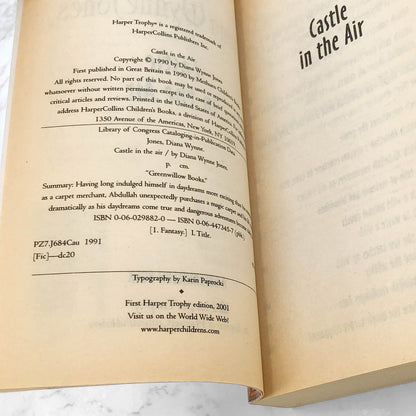 Castle in the Air by Diana Wynne Jones [2001 PAPERBACK] • Howl's Moving Castle #2