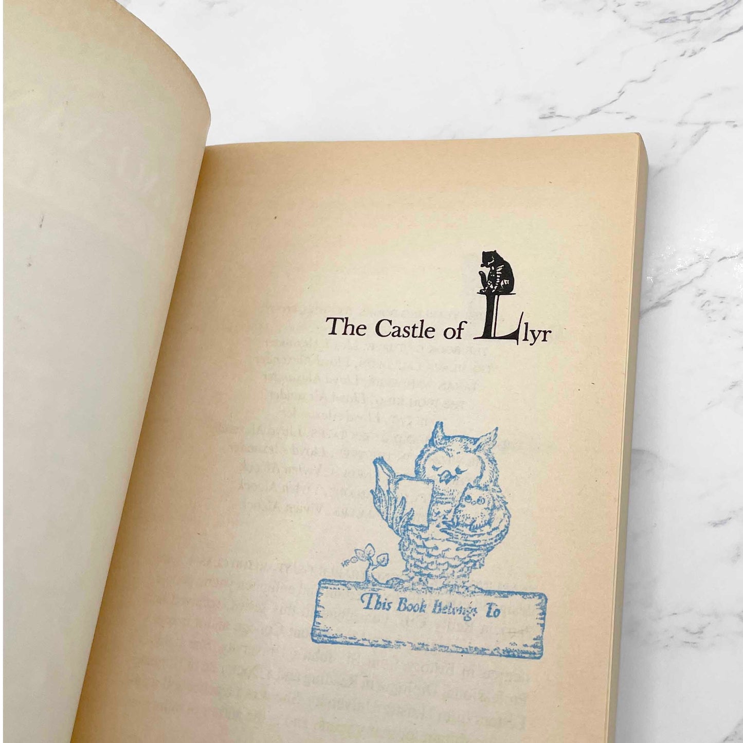 The Castle Of Llyr by Lloyd Alexander [TRADE PAPERBACK] 1990 • Dell-Yearling