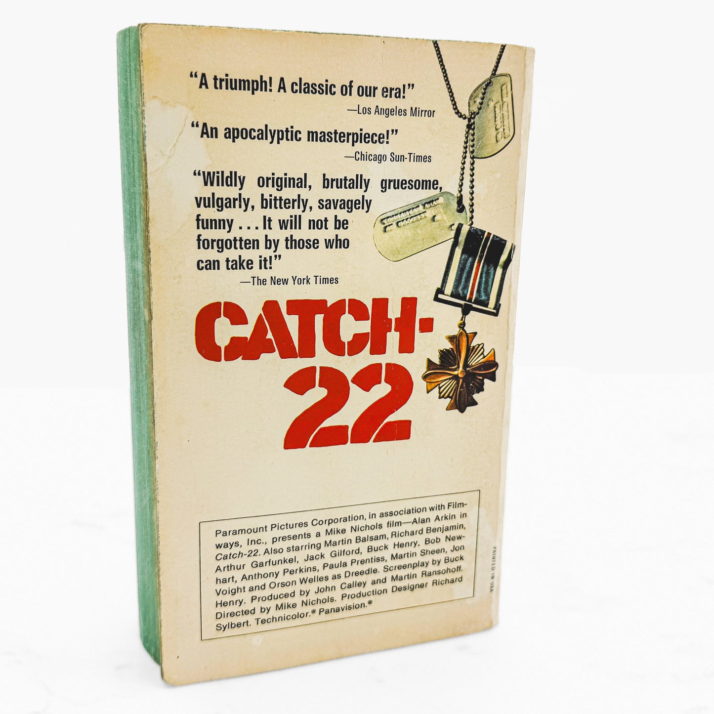 Catch-22 by Joseph Heller [1970 PAPERBACK] Dell • Movie Tie-in