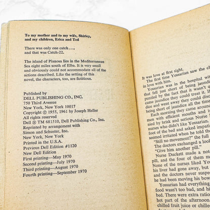 Catch-22 by Joseph Heller [1970 PAPERBACK] Dell • Movie Tie-in