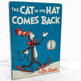 The Cat in the Hat Comes Back by Dr. Seuss [1958 HARDCOVER] • Beginner Books • 60's Printing!