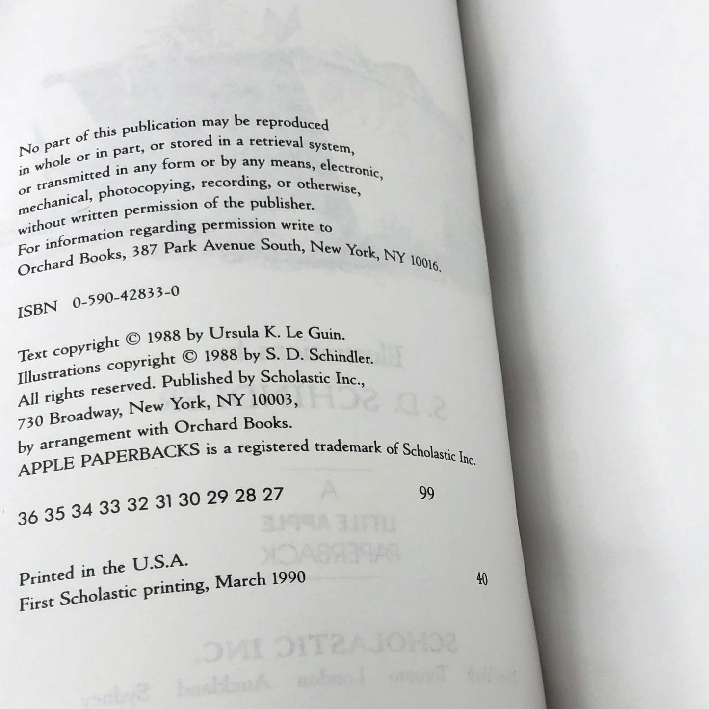 Catwings by Ursula K. Le Guin [FIRST PAPERBACK EDITION] 1990 • Scholastic