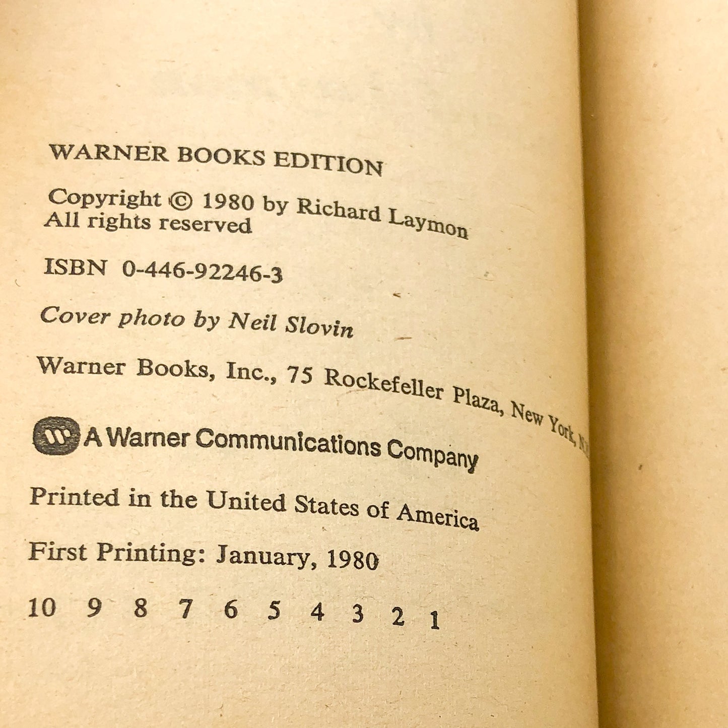 The Cellar by Richard Laymon [FIRST EDITION • FIRST PRINTING] 1980 • Warner Books