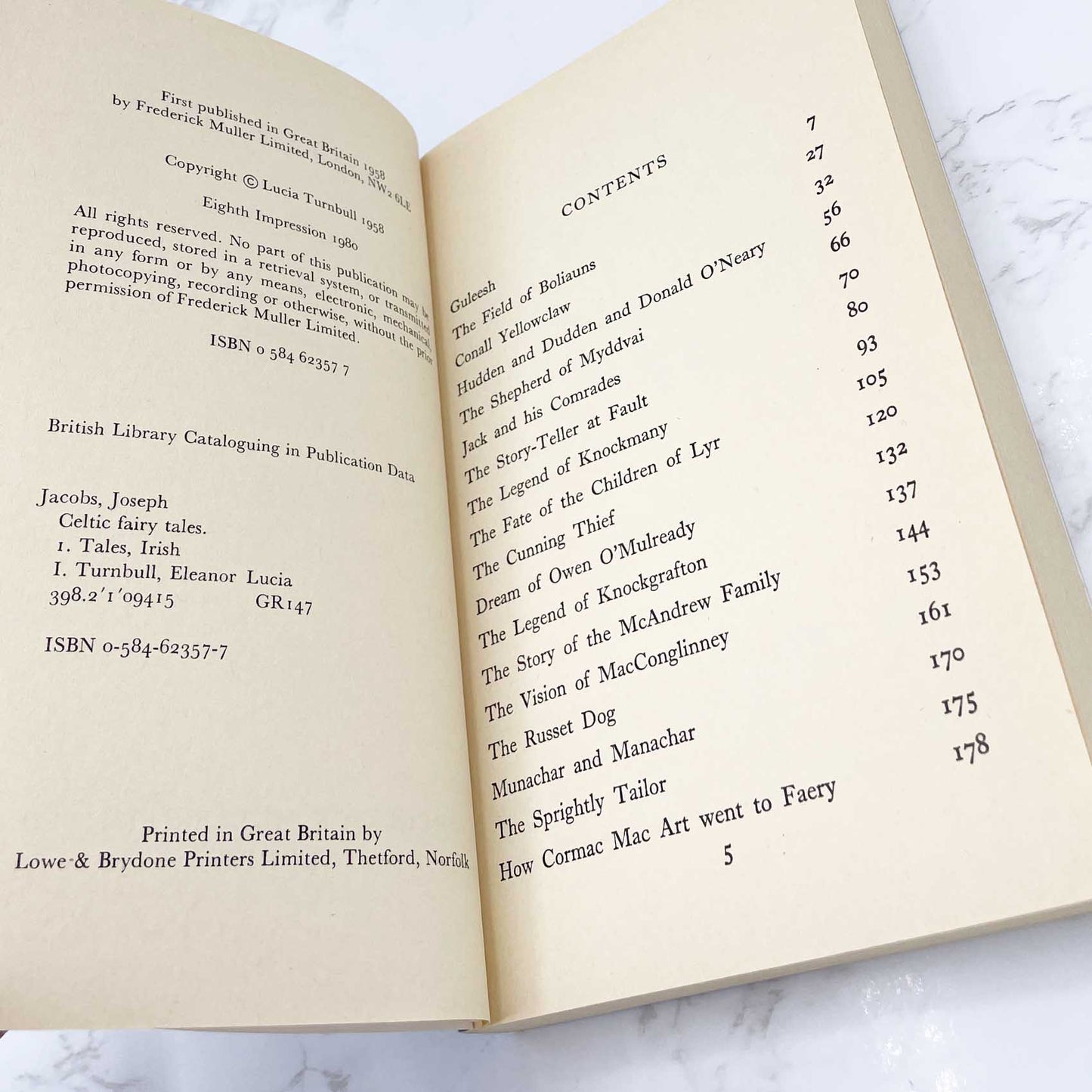 Celtic Fairy Tales by Joseph Jacobs illustrated by John Batten [U.K. TRADE PAPERBACK] 1980 • Frederick Mueller