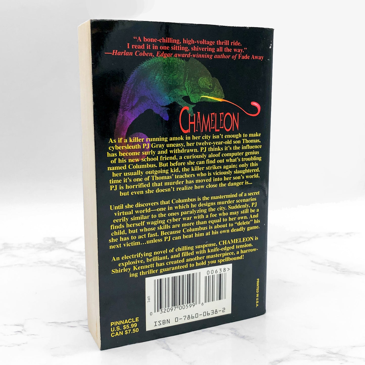 Chameleon by Shirley Kennett [FIRST PAPERBACK PRINTING] 1999 • Pinnacle