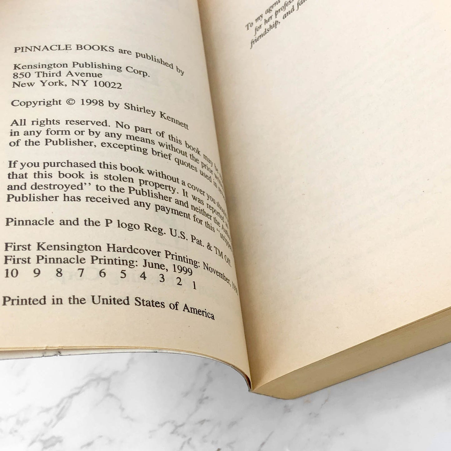 Chameleon by Shirley Kennett [FIRST PAPERBACK PRINTING] 1999 • Pinnacle