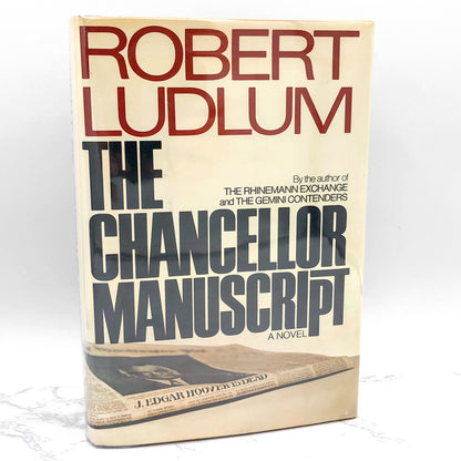 The Chancellor Manuscript by Robert Ludlum [FIRST EDITION • FIRST PRINTING] 1977 • The Dial Press