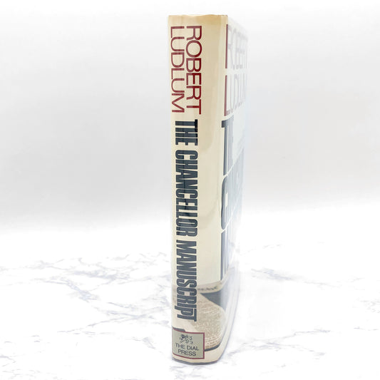 The Chancellor Manuscript by Robert Ludlum [FIRST EDITION • FIRST PRINTING] 1977 • The Dial Press