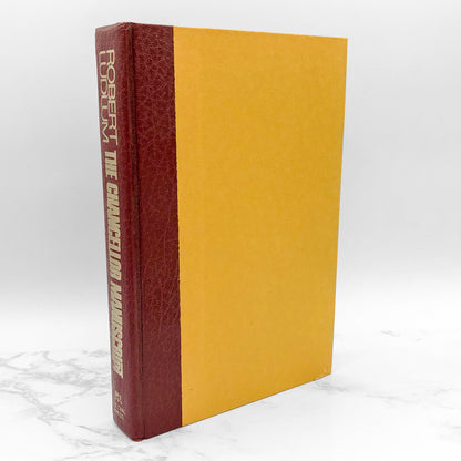 The Chancellor Manuscript by Robert Ludlum [FIRST EDITION • FIRST PRINTING] 1977 • The Dial Press