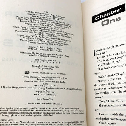 Changes by Jim Butcher [FIRST EDITION • FIRST PRINTING] 2010 • Dresden Files #12