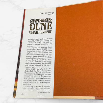 Chapterhouse: DUNE by Frank Herbert [FIRST EDITION • FIRST PRINTING] 1985 • G.P. Putnam's Sons