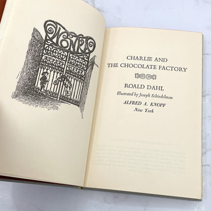 Charlie and the Chocolate Factory by Roald Dahl [1961 HARDCOVER] BCE • Knopf • Rare Variant