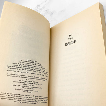 Charlie and the Chocolate Factory by Roald Dahl [TRADE PAPERBACK] 1988 • Puffin Books