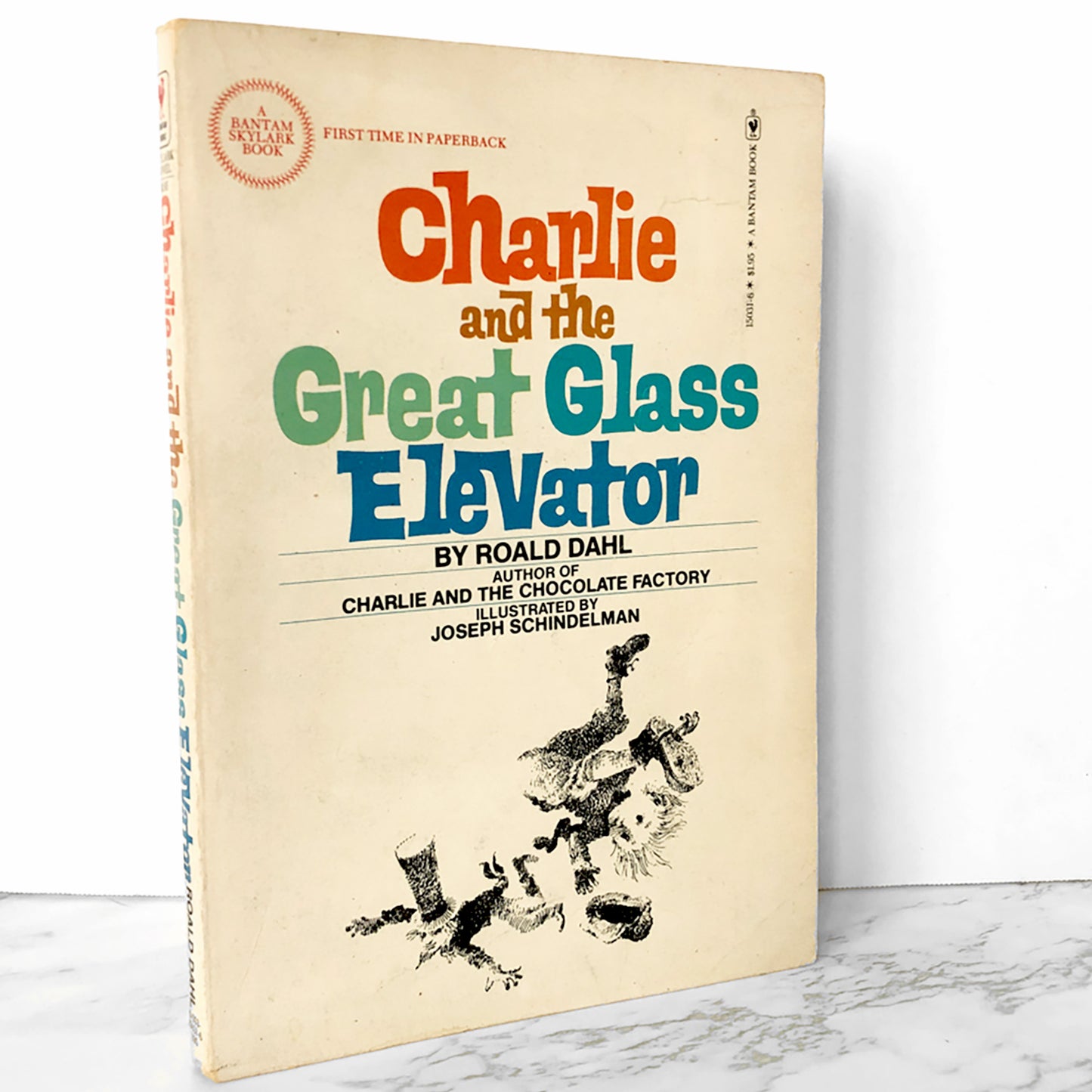 Charlie and the Great Glass Elevator by Roald Dahl [FIRST PAPERBACK EDITION] 1977 • Bantam