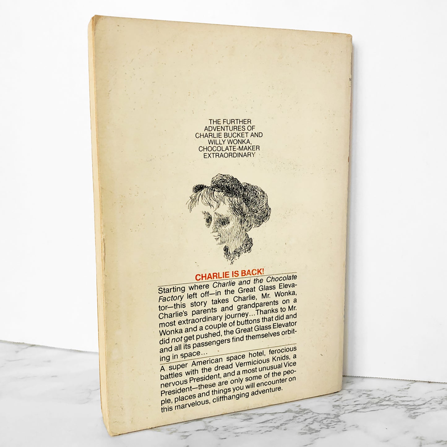 Charlie and the Great Glass Elevator by Roald Dahl [FIRST PAPERBACK EDITION] 1977 • Bantam