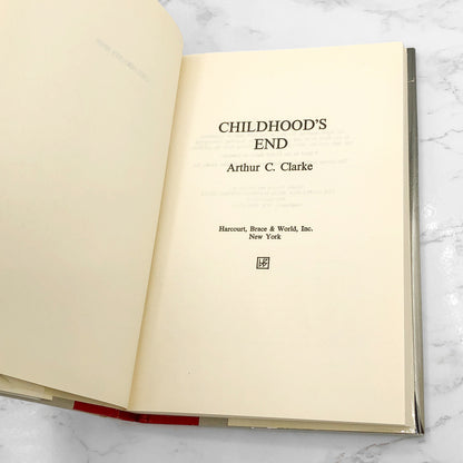 Childhood's End by Arthur C. Clarke [BOOK CLUB EDITION] 1963 • Harcourt, Brace & World