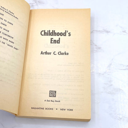 Childhood's End by Arthur C. Clarke [1982 PAPERBACK] • Del-Rey