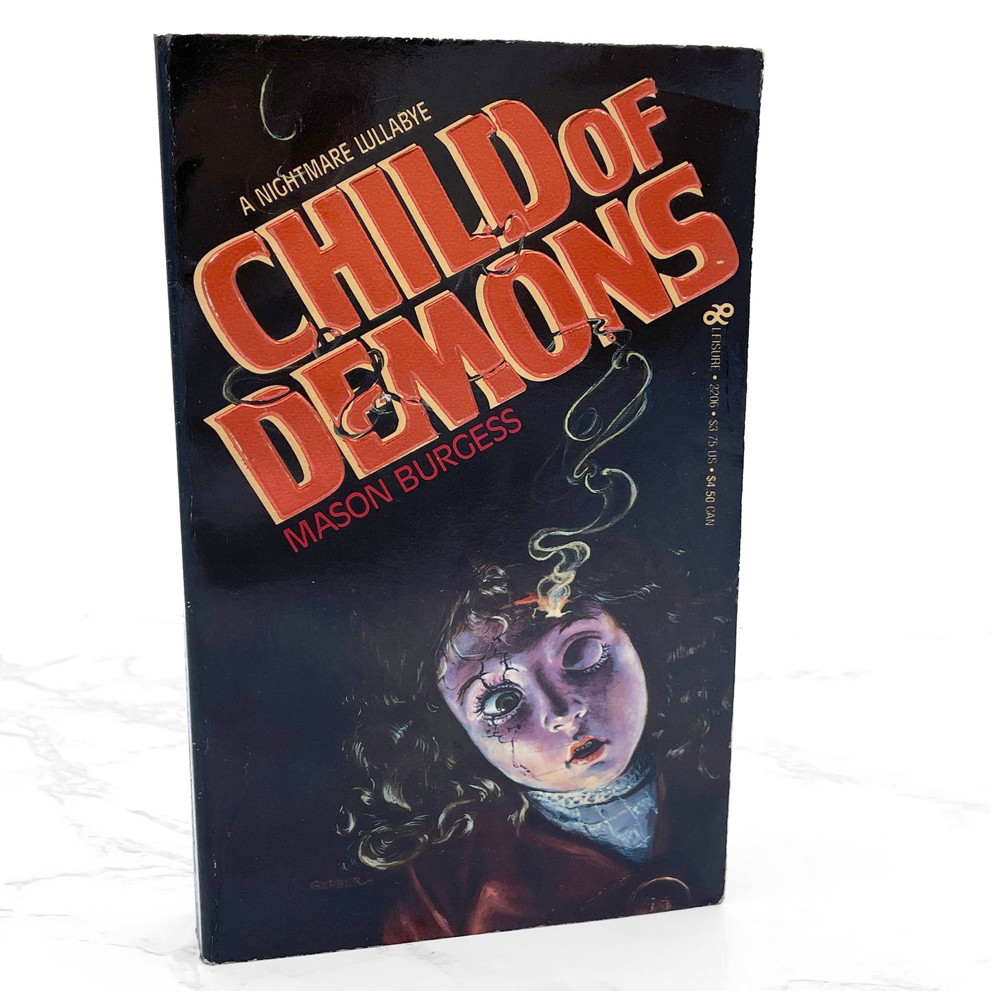 Child of Demons by Mason Burgess [FIRST EDITION PAPERBACK] 1985 • Leisure Horror