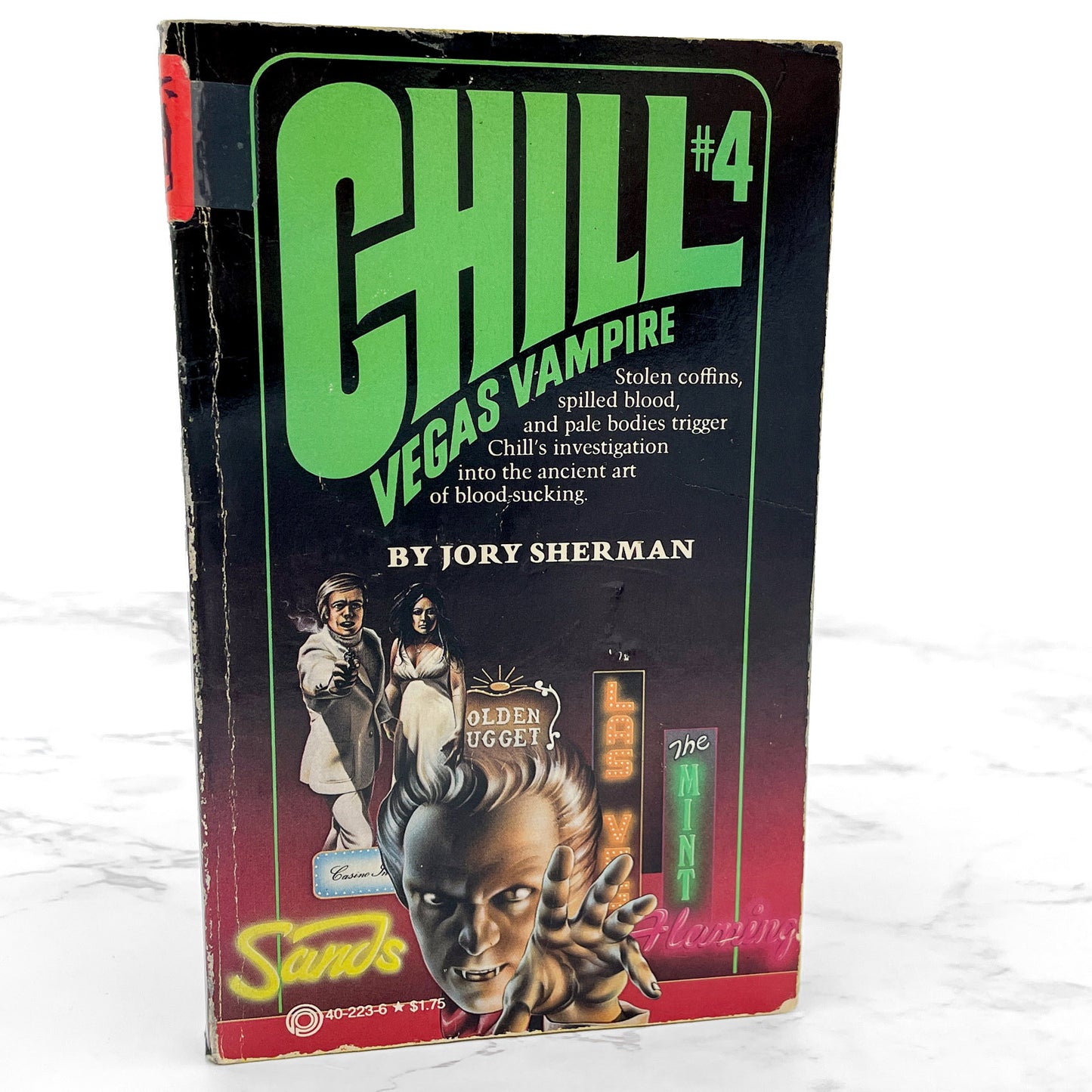 Chill #4: Vegas Vampire by Jory Sherman [FIRST PAPERBACK PRINTING] 1980 • Pinnacle Horror