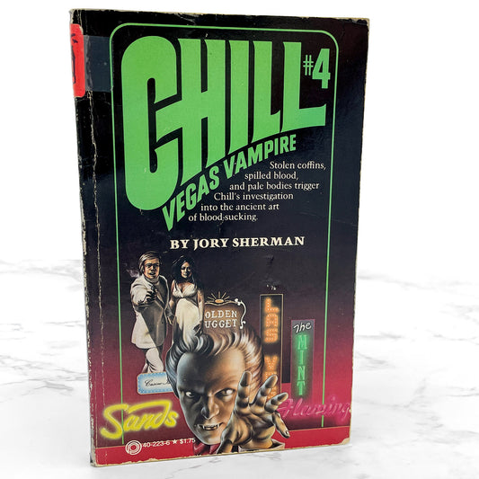 Chill #4: Vegas Vampire by Jory Sherman [FIRST PAPERBACK PRINTING] 1980 • Pinnacle Horror