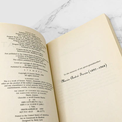 Chocolat by Joanne Harris [TRADE PAPERBACK] 2000 • Penguin Books