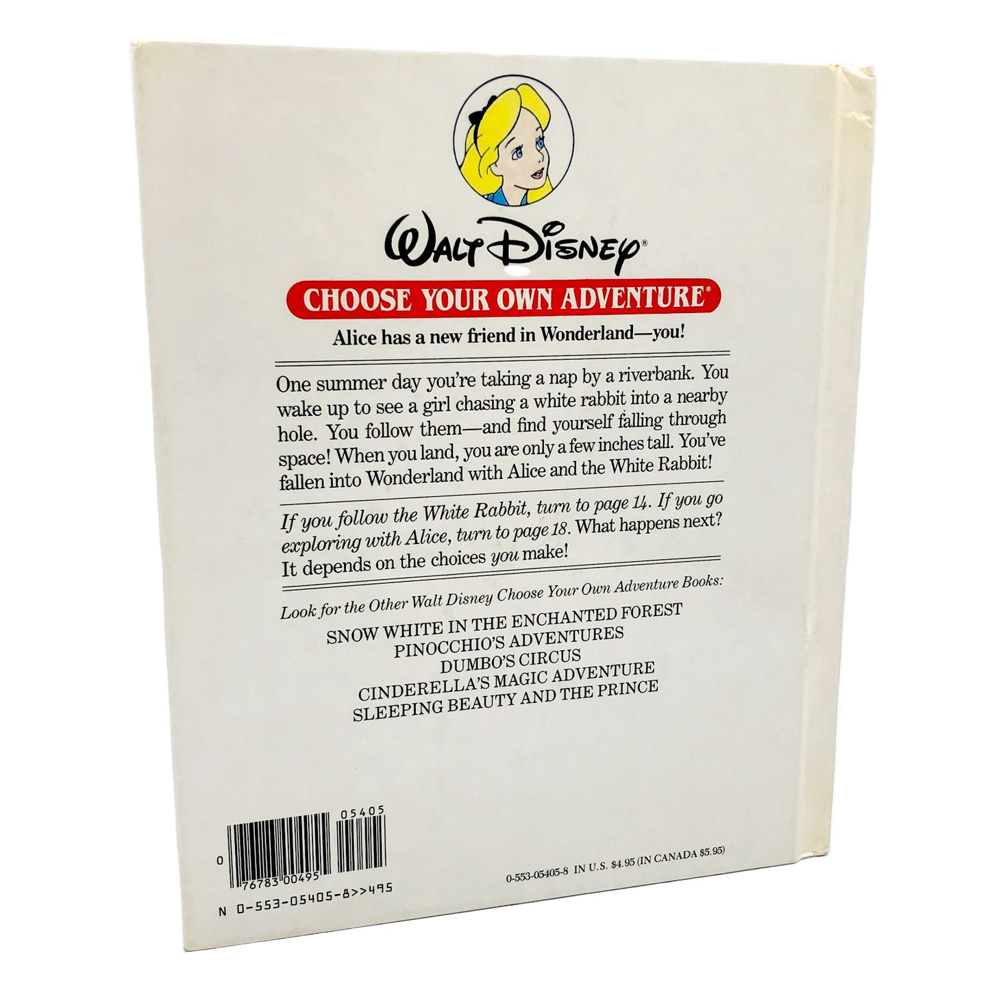 Alice's Wonderland Adventure [Disney Choose Your Own Adventure #5] by Jim Razzi [FIRST EDITION • FIRST PRINTING] 1985