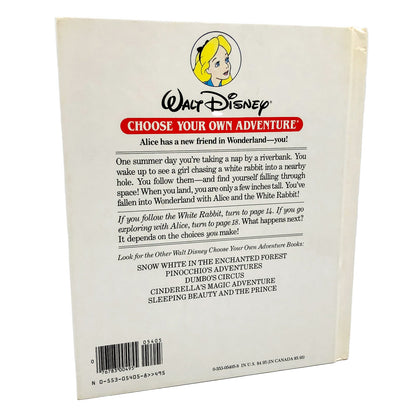 Alice's Wonderland Adventure [Disney Choose Your Own Adventure #5] by Jim Razzi [FIRST EDITION • FIRST PRINTING] 1985