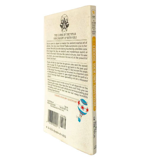 Secret of the Ninja by Jay Leibold [FIRST EDITION PAPERBACK] 1987 • Choose Your Own Adventure #66