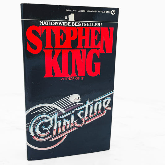 Christine by Stephen King [FIRST PAPERBACK EDITION] 1983 • Signet