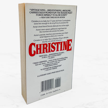 Christine by Stephen King [FIRST PAPERBACK EDITION] 1983 • Signet