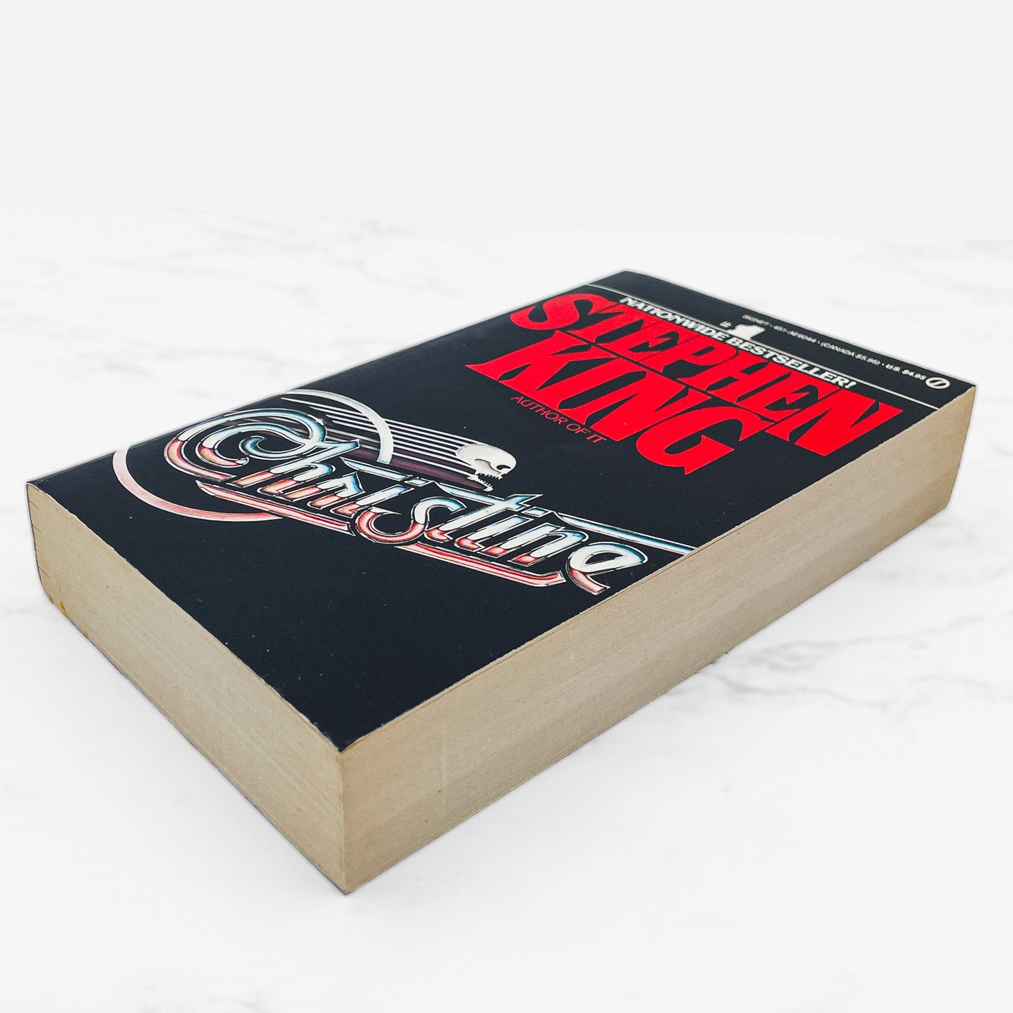 Christine by Stephen King [FIRST PAPERBACK EDITION] 1983 • Signet