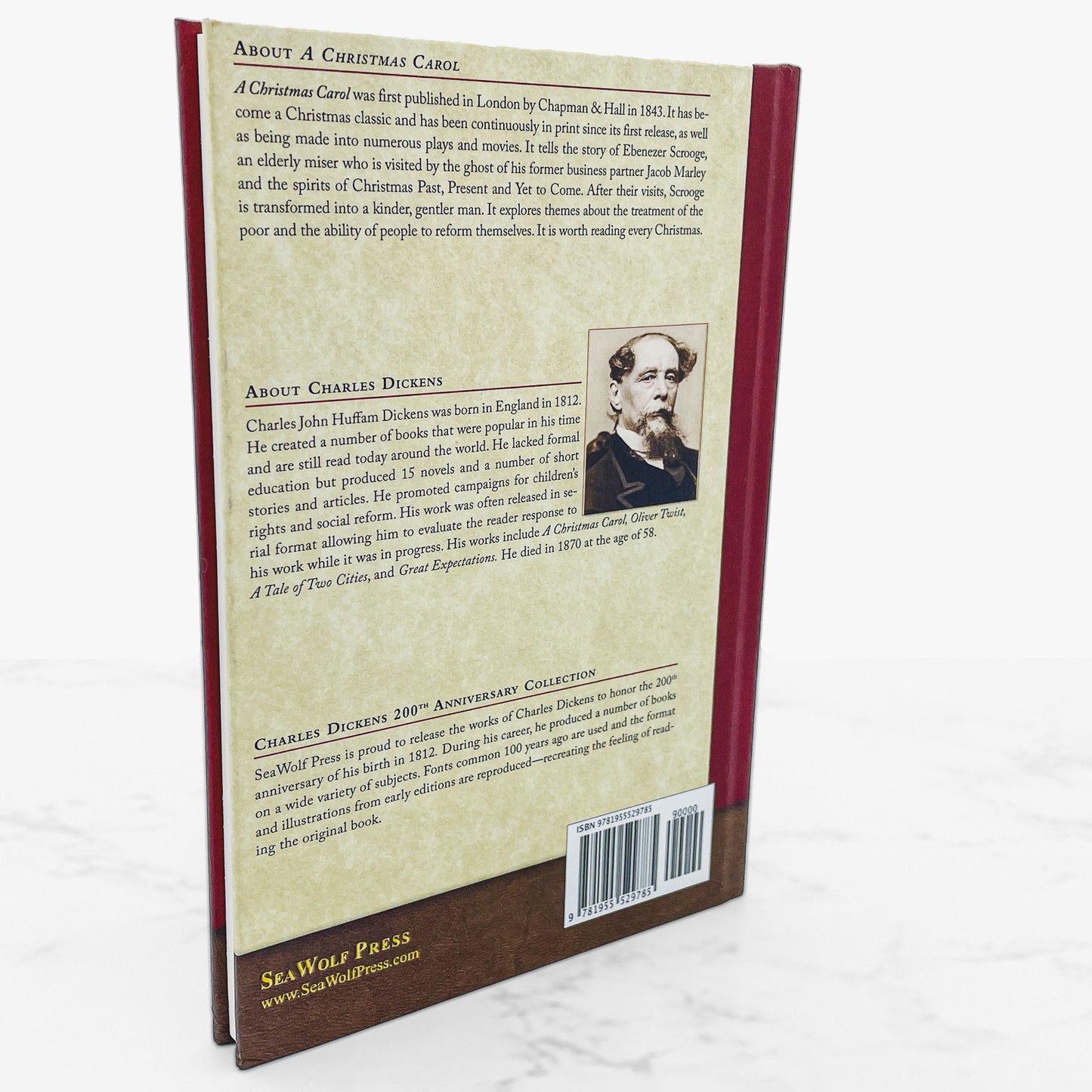 A Christmas Carol by Charles Dickens feat. illustrations by Frederick Simpson Coburn [200th ANNIVERSARY HARDCOVER] 2018 • SeaWolf