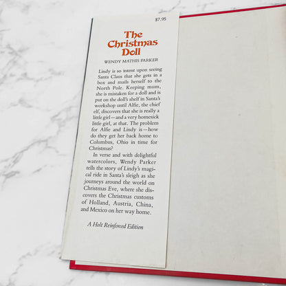 The Christmas Doll by Wendy Mathis Parker [FIRST EDITION] 1979 • Holt, Rinehart & Winston