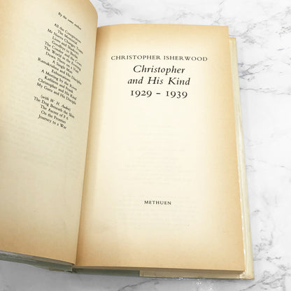 Christopher and His Kind by Christopher Isherwood [U.K HARDCOVER] 1985 • Metheun