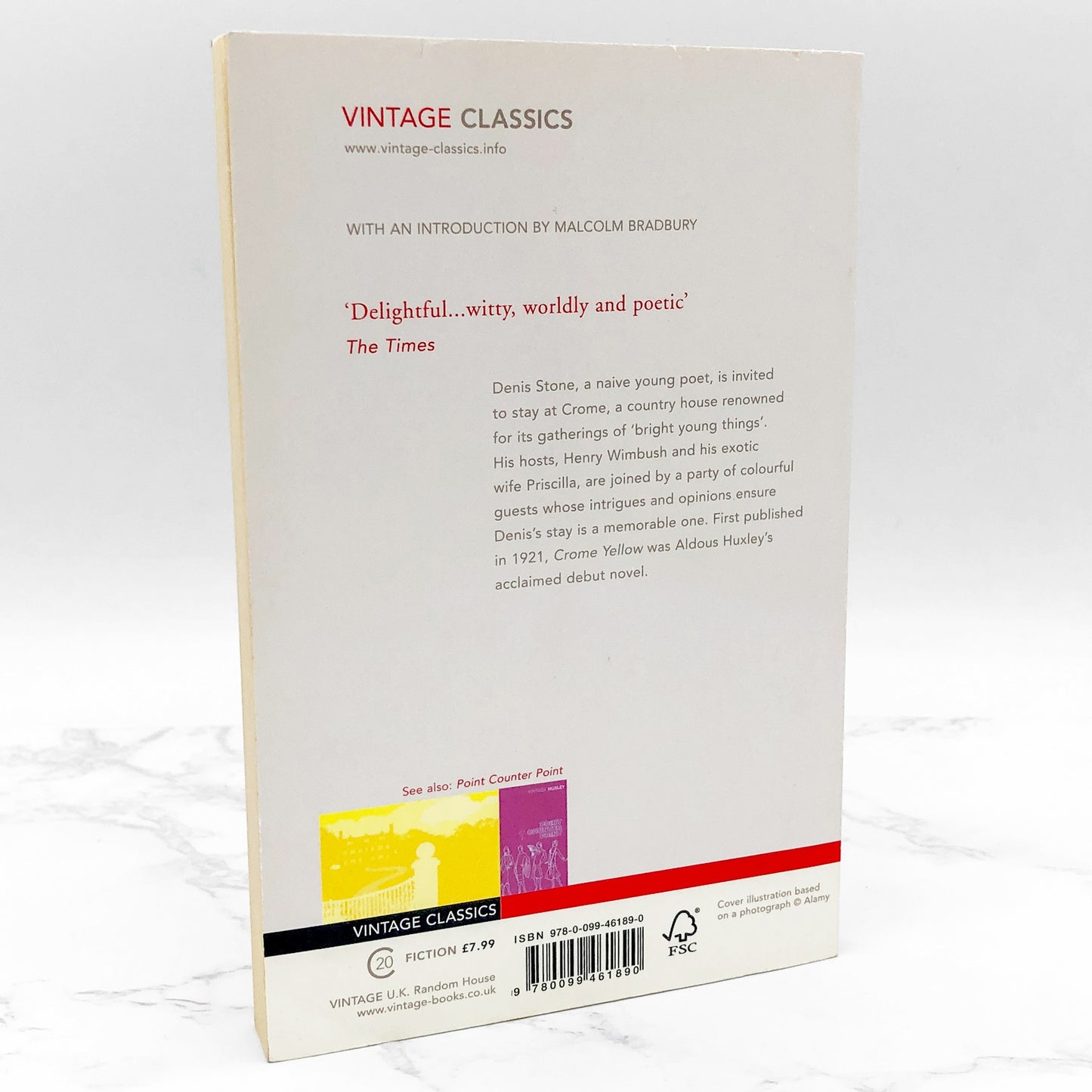 Crome Yellow by Aldous Huxley [U.K. TRADE PAPERBACK] 2004 • Vintage