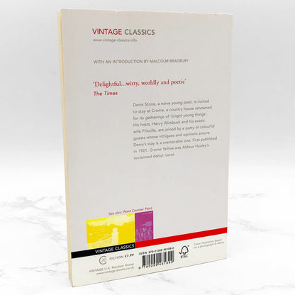 Crome Yellow by Aldous Huxley [U.K. TRADE PAPERBACK] 2004 • Vintage