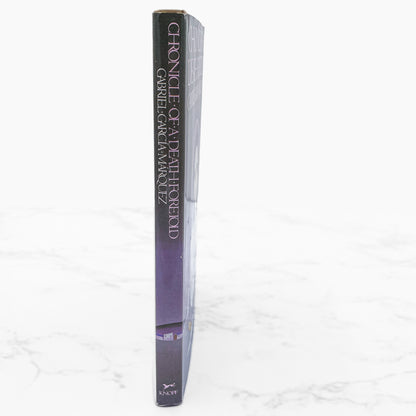 Chronicle of a Death Foretold by Gabriel García Márquez [FIRST BOOK CLUB EDITION] 1983 • Knopf