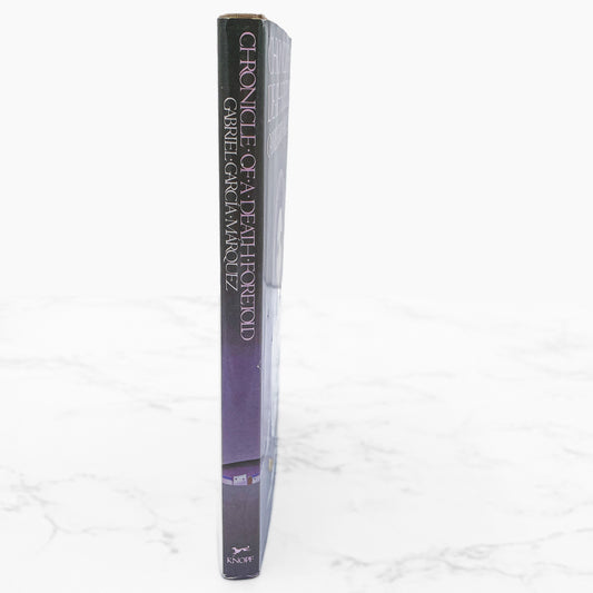 Chronicle of a Death Foretold by Gabriel García Márquez [FIRST BOOK CLUB EDITION] 1983 • Knopf