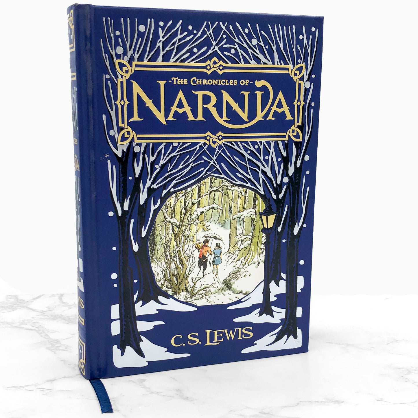 The Complete Chronicles of Narnia by C.S. Lewis [LEATHER-BOUND DELUXE EDITION] 2010 • B&N
