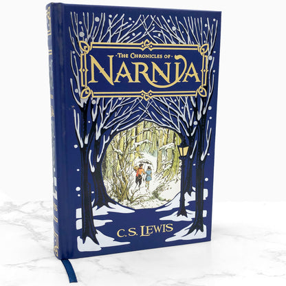 The Complete Chronicles of Narnia by C.S. Lewis [LEATHER-BOUND DELUXE EDITION] 2010 • B&N