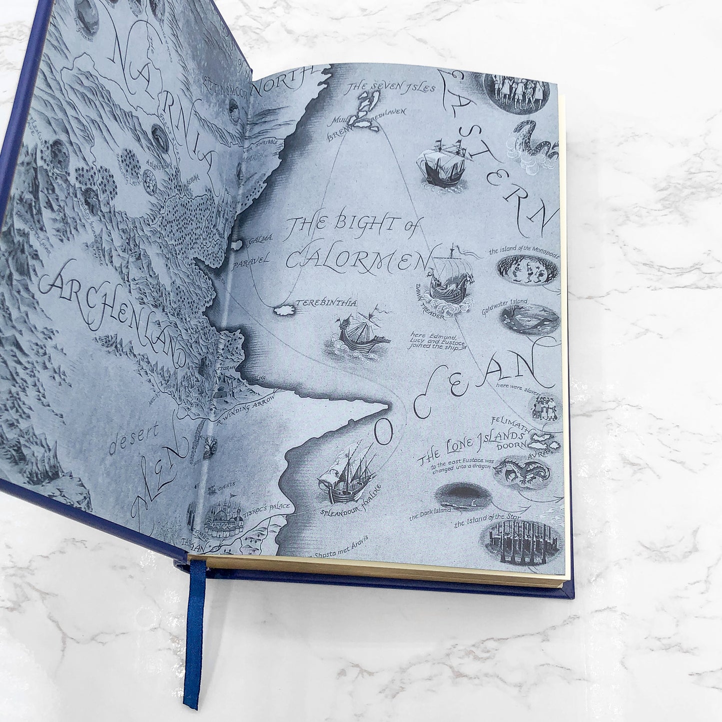 The Complete Chronicles of Narnia by C.S. Lewis [LEATHER-BOUND DELUXE EDITION] 2010 • B&N