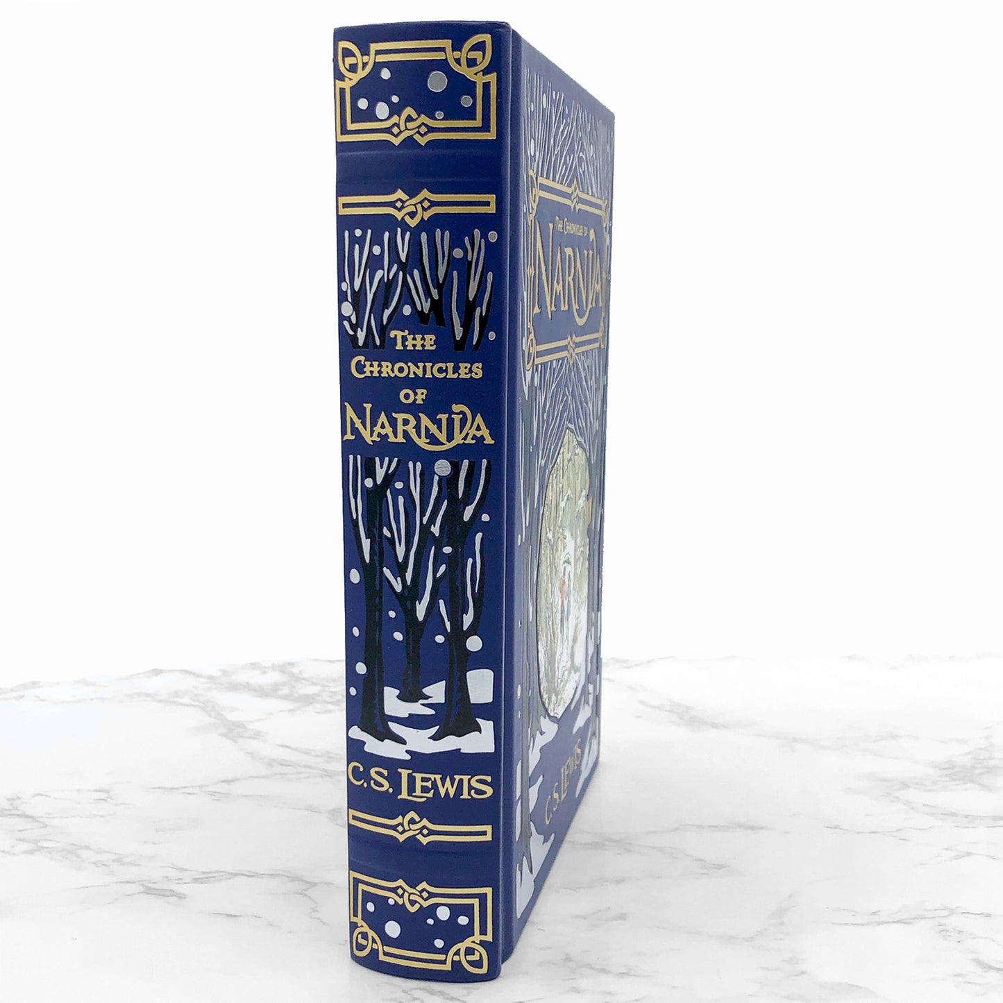 The Complete Chronicles of Narnia by C.S. Lewis [LEATHER-BOUND DELUXE EDITION] 2010 • B&N