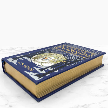 The Complete Chronicles of Narnia by C.S. Lewis [LEATHER-BOUND DELUXE EDITION] 2010 • B&N