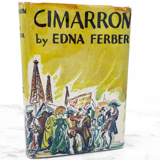 Cimarron by Edna Ferber [ANTIQUE HARDCOVER] 1930 • Grosset & Dunlap